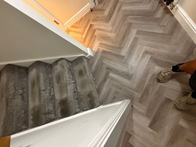 New LVT Floor in Marple fitted by Cheadle Floors