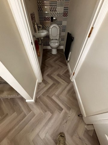 New LVT Floor in Marple fitted by Cheadle Floors